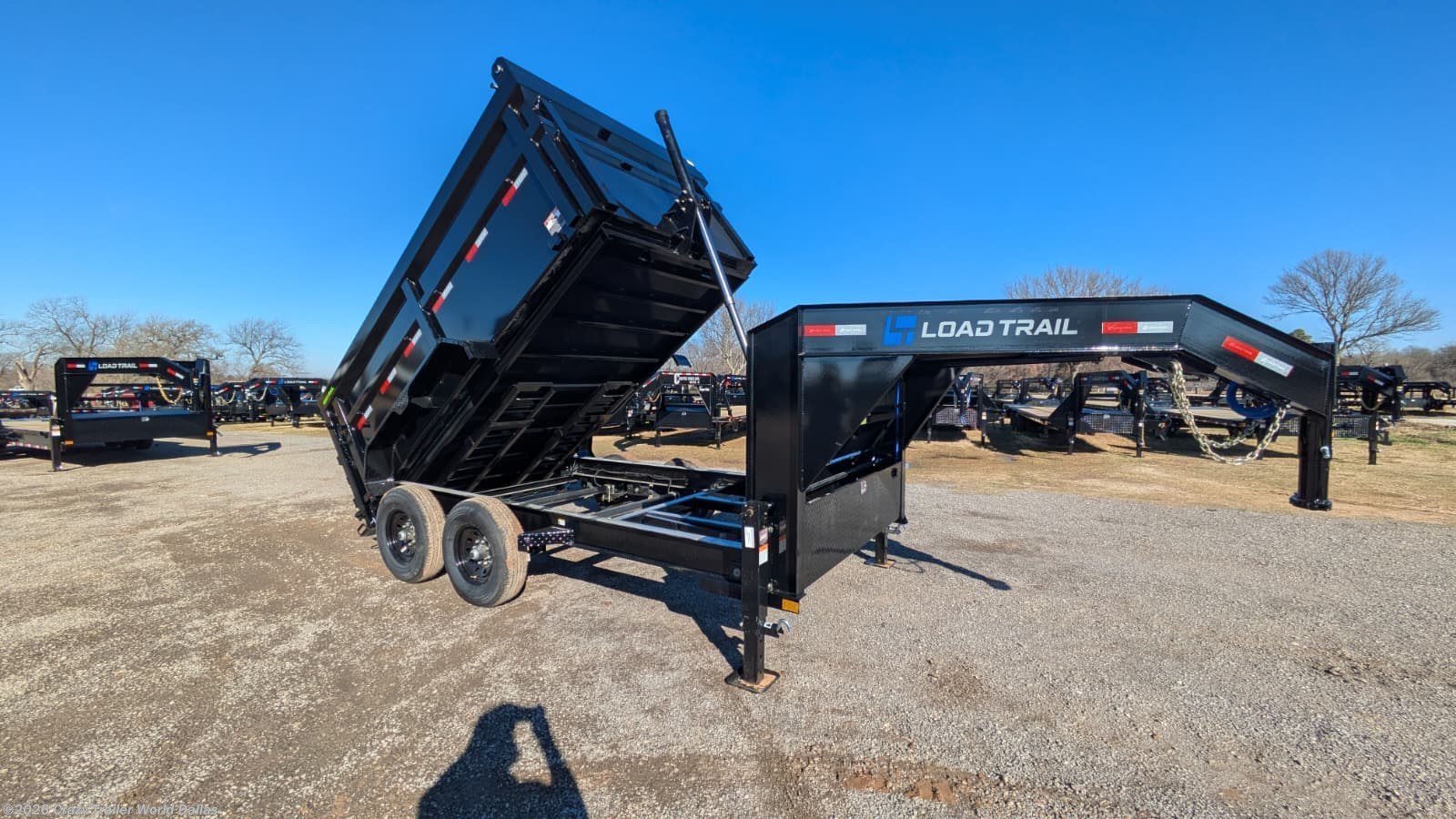 2026 Load Trail DG 83X12X4 Telescopic Gooseneck Dump Trailer 7GA 14K
