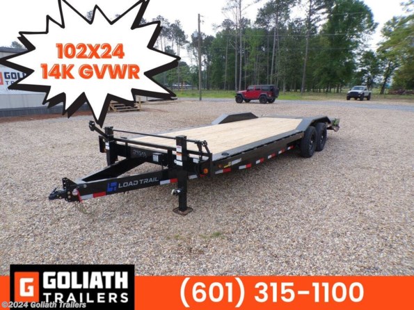 2024 Load Trail CH 102X24 Equipment Trailer 14K GVWR available in Hattiesburg, MS