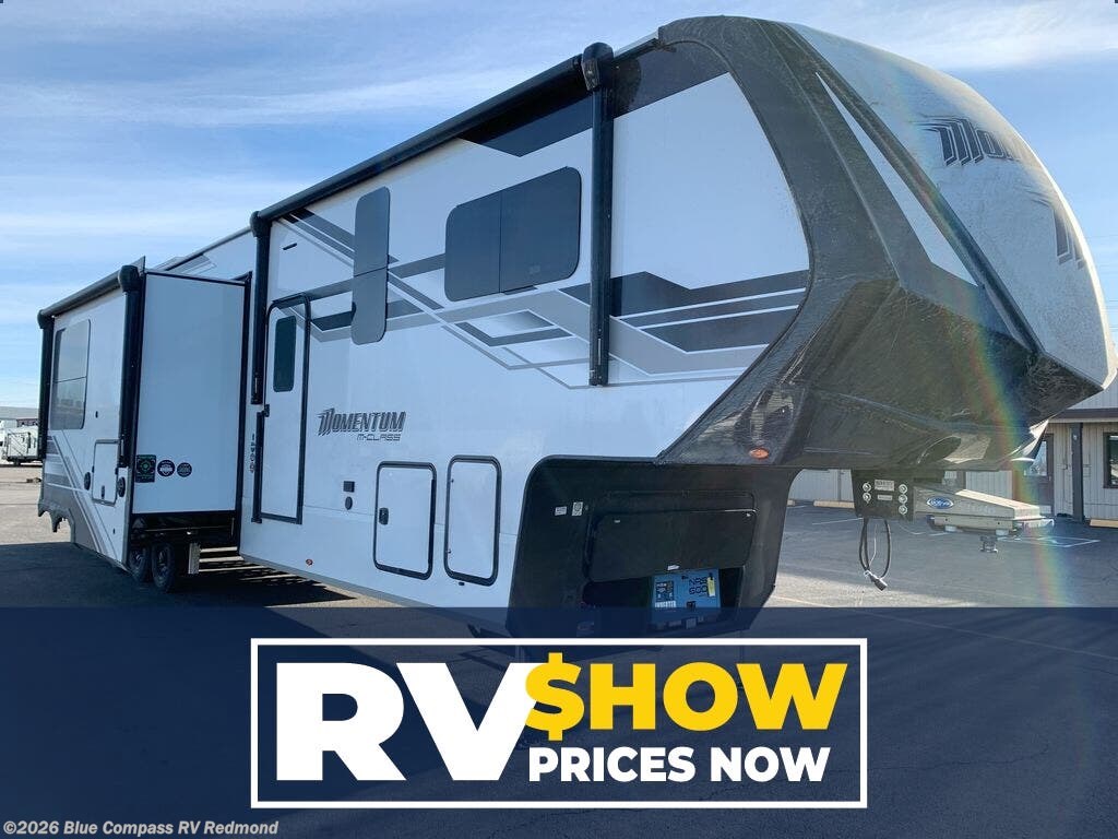 New 2025 Grand Design Momentum M-Class 414M available in Redmond, Oregon