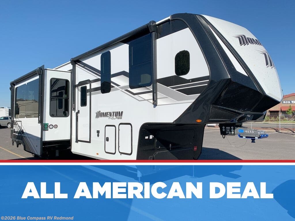 New 2026 Grand Design Momentum M-Class 395MS available in Redmond, Oregon