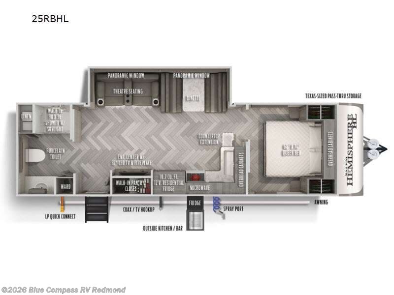Used 2022 Forest River Salem Hemisphere Hyper-Lyte 25RBHL available in Redmond, Oregon