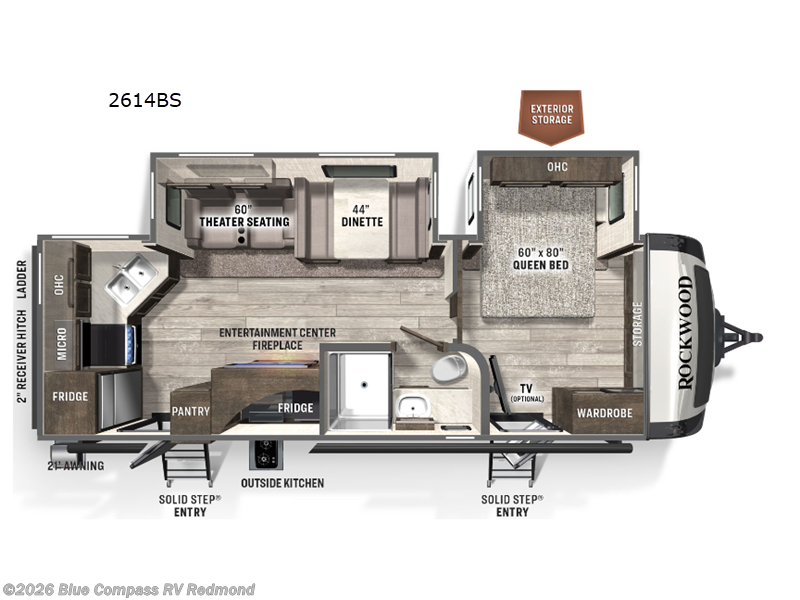 Used 2023 Forest River Rockwood Ultra Lite 2614BS available in Redmond, Oregon