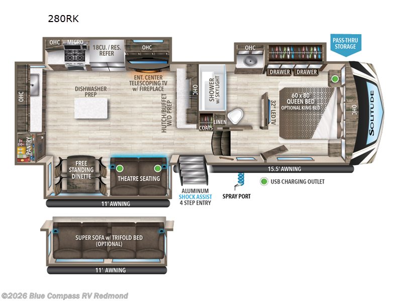 Used 2023 Grand Design Solitude 280RK available in Redmond, Oregon