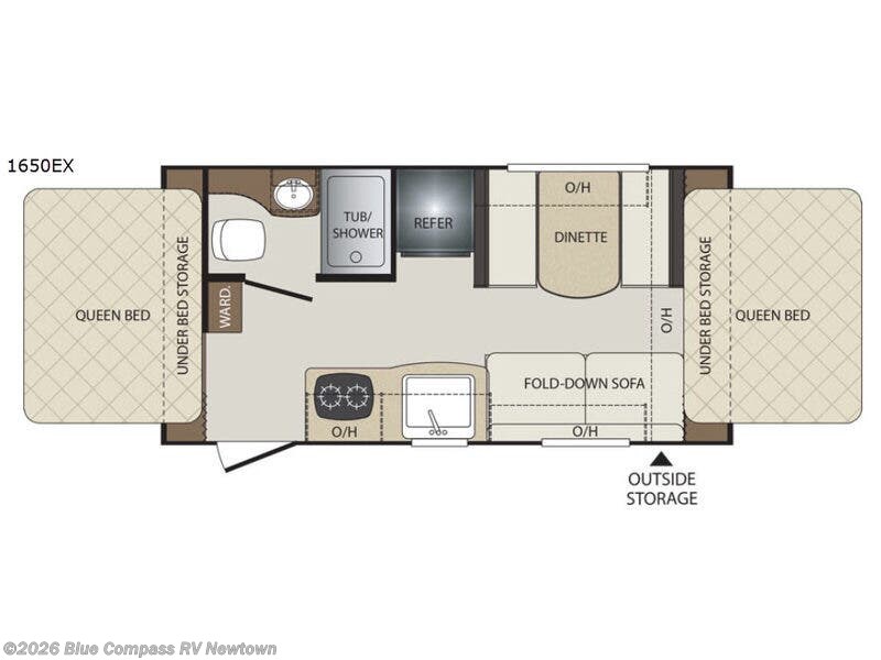 Used 2017 Keystone Bullet Crossfire 1650EX available in Newtown, Connecticut