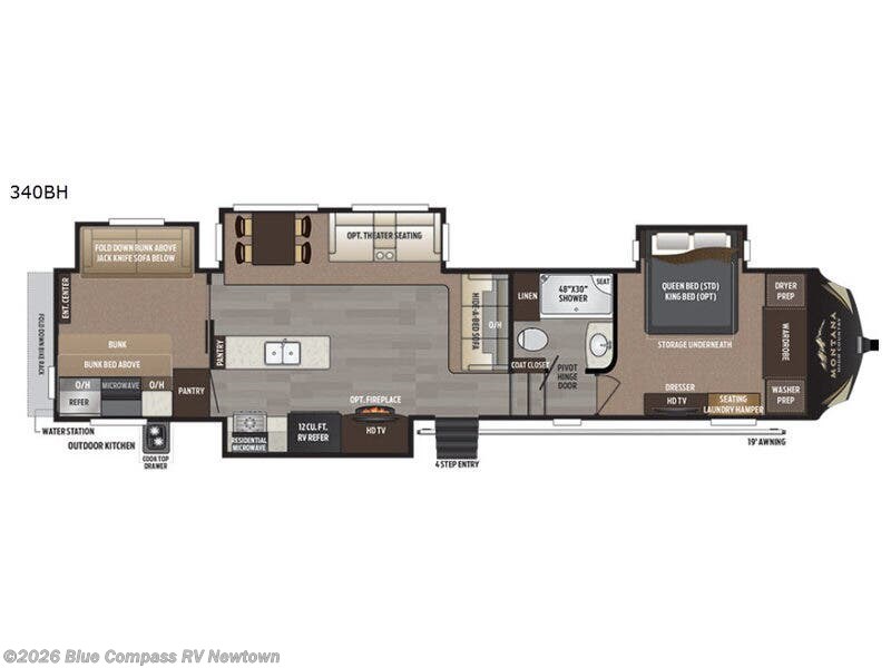 Used 2017 Keystone Montana High Country 340BH available in Newtown, Connecticut
