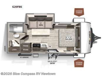 Used 2022 Forest River Rockwood Geo Pro G20FBS available in Newtown, Connecticut