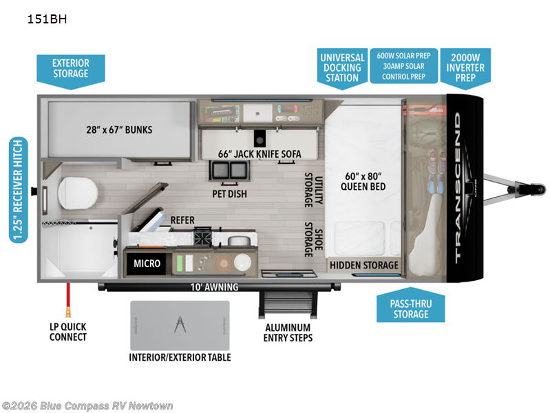 Used 2025 Grand Design Transcend One 151BH available in Newtown, Connecticut