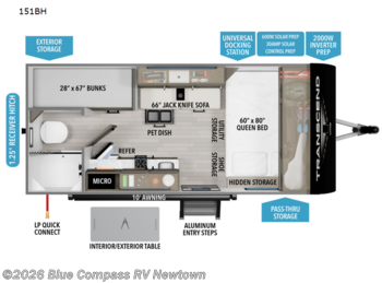 Used 2025 Grand Design Transcend One 151BH available in Newtown, Connecticut