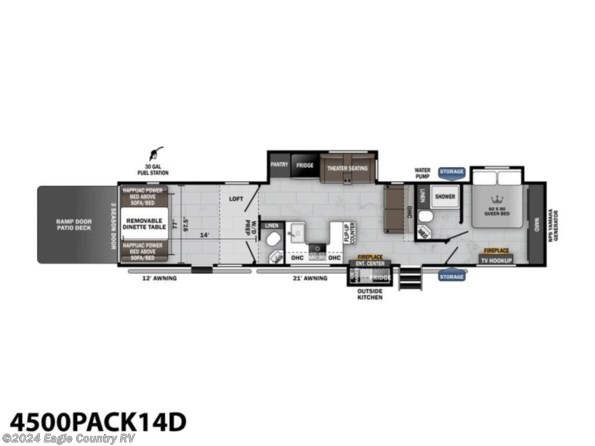 2024 Forest River Wolf Pack 4500PACK14D available in Eagle River, WI