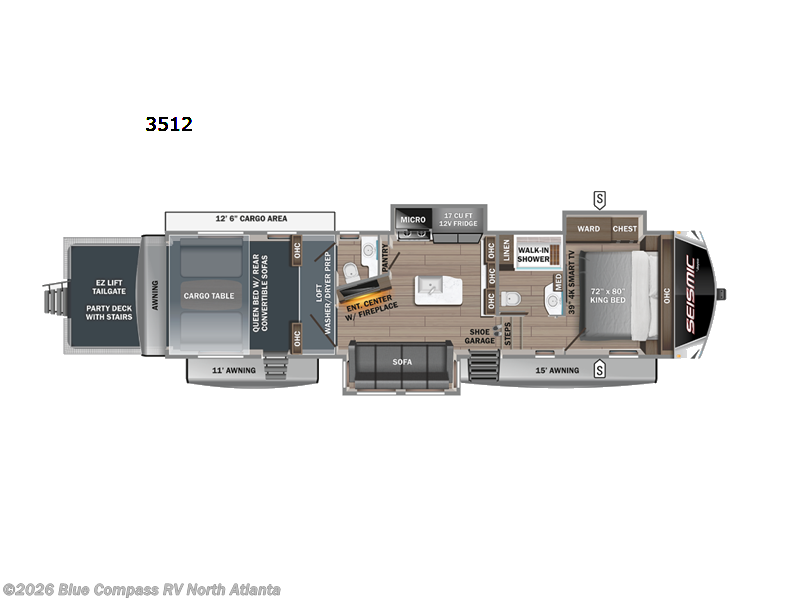 Used 2023 Jayco Seismic Luxury Series 3512 available in Buford, Georgia