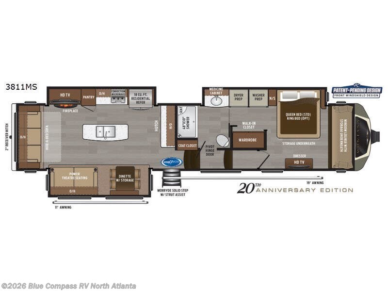 Used 2019 Keystone Montana 3811MS available in Buford, Georgia