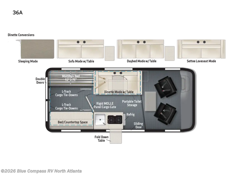 Used 2023  Winnebago Solis Pocket 36A by Winnebago from Blue Compass RV North Atlanta in Buford, GA