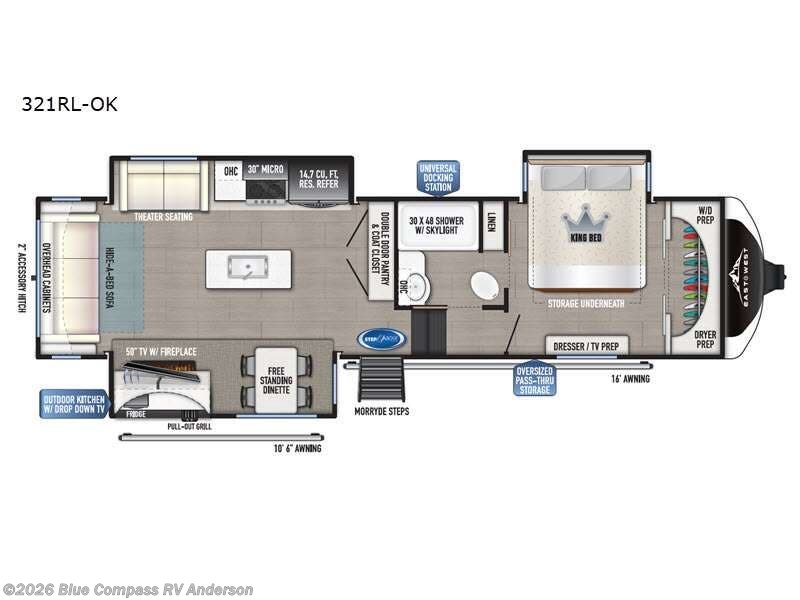Used 2022 East to West Tandara 321RL-OK available in Anderson, California