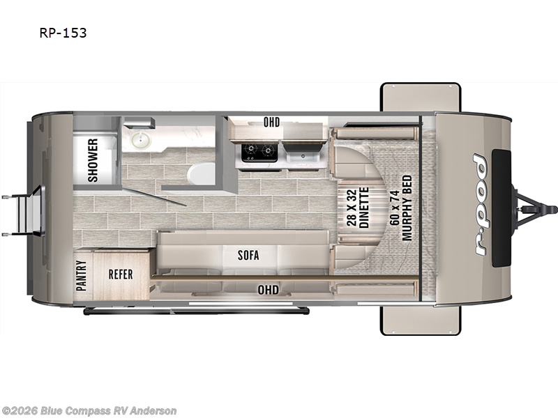 Used 2023 Forest River  R Pod RP-153 available in Anderson, California