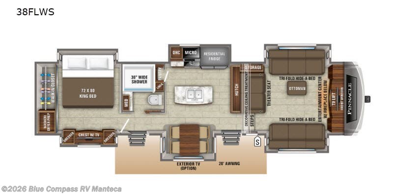 Used 2019 Jayco Pinnacle 38FLWS available in Manteca, California