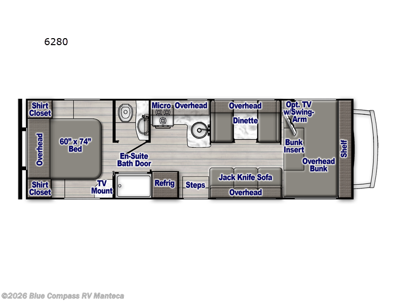 Used 2024 Gulf Stream Conquest Class C 6280 available in Manteca, California