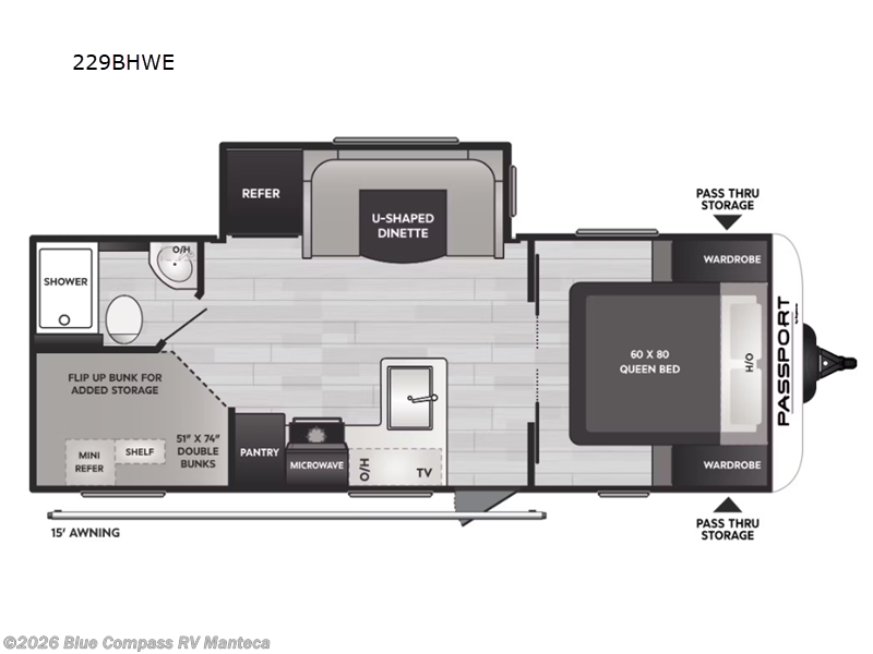 Used 2024 Keystone Passport SL 229BHWE available in Manteca, California