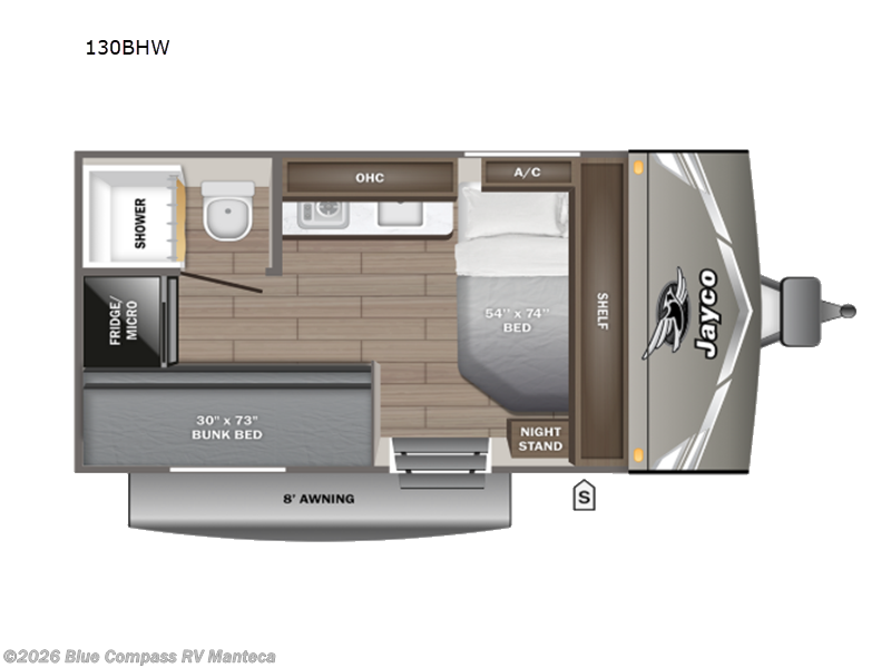 New 2027 Jayco Jay Flight 130BHW available in Manteca, California