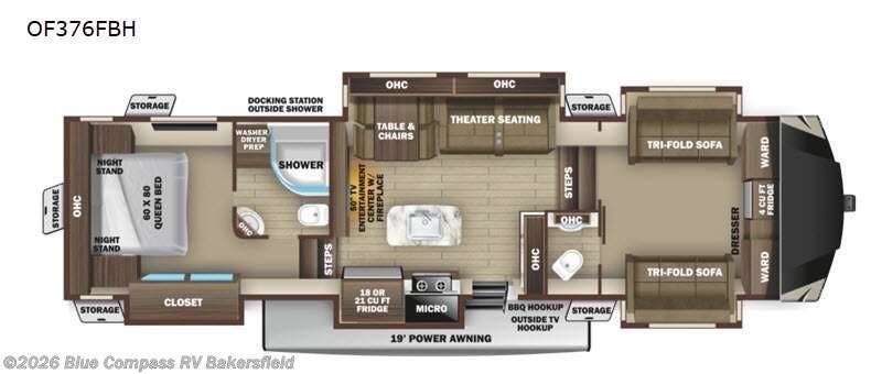 Used 2021 Highland Ridge Open Range OF376FBH available in Bakersfield, California