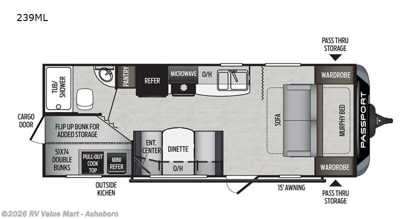Used 2021 Keystone Passport 239ML SL Series available in Franklinville, North Carolina