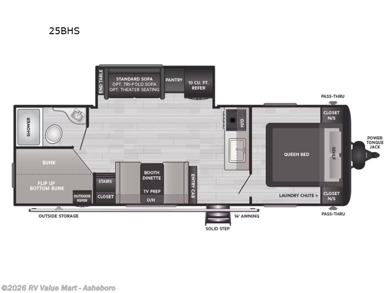 Used 2024 Keystone Hideout 25BHS available in Franklinville, North Carolina