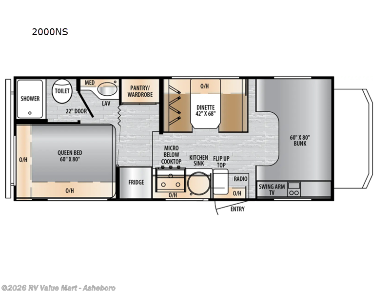 New 2027 East to West Entrada 2000NS available in Franklinville, North Carolina