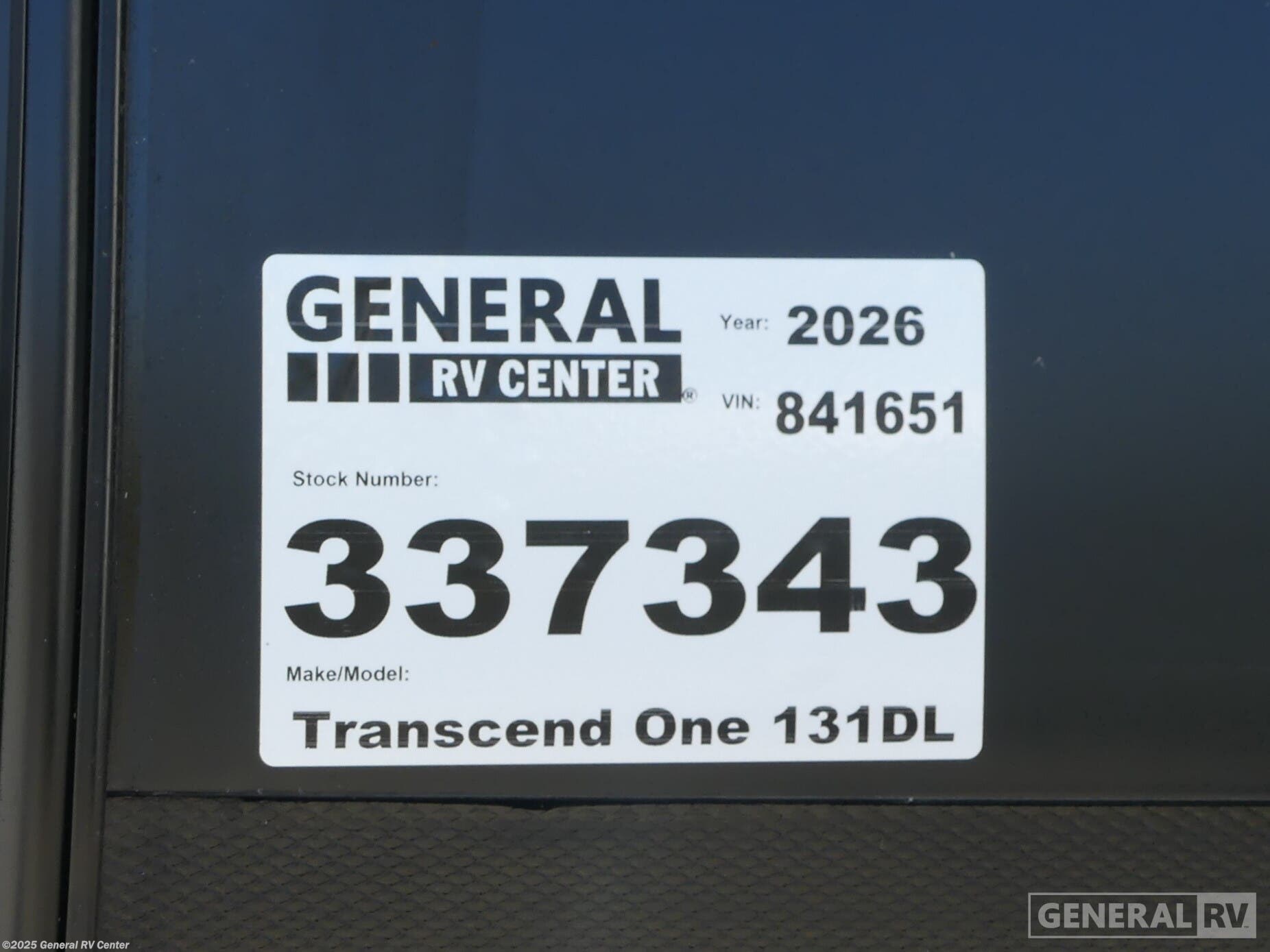 New 2026 Grand Design  TRANSCEND-ONE 131DL available in West Chester, Pennsylvania