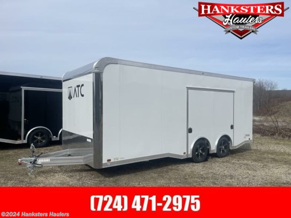 2024 ATC ROM 400 20' Enclosed Car Trailer available in Homer City, PA