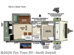 New 2026 Forest River No Boundaries NB19.0 Beast Mode available in North Branch, Michigan