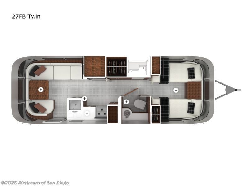 Used 2022 Airstream Globetrotter 27FB Twin available in San Diego, California