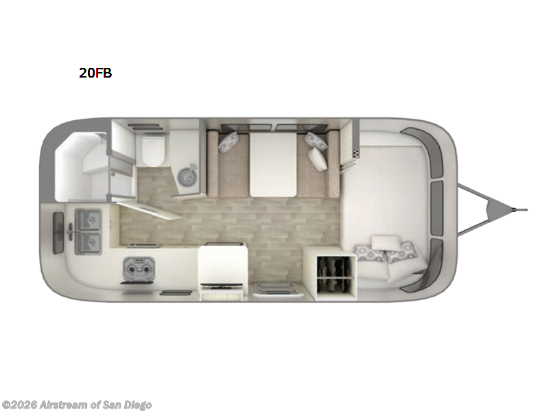 New 2027 Airstream Bambi 20FB available in San Diego, California