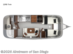 Used 2022 Airstream Globetrotter 23FB Twin available in San Diego, California