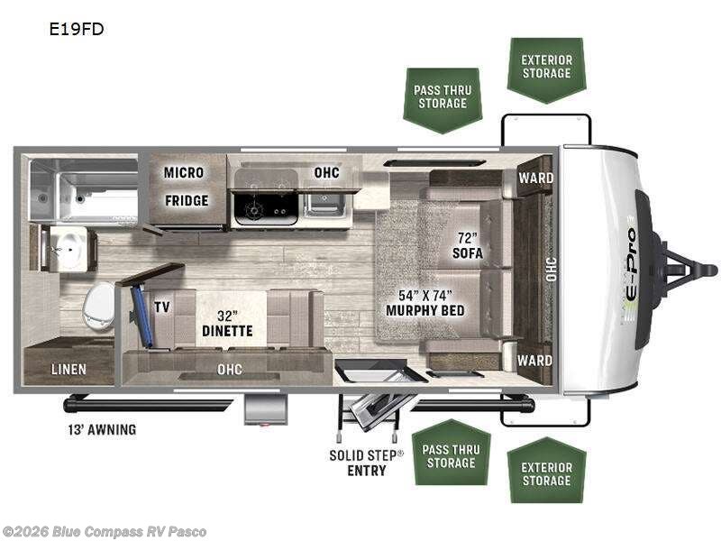 Used 2022 Forest River Flagstaff E-Pro E19FD available in Pasco, Washington