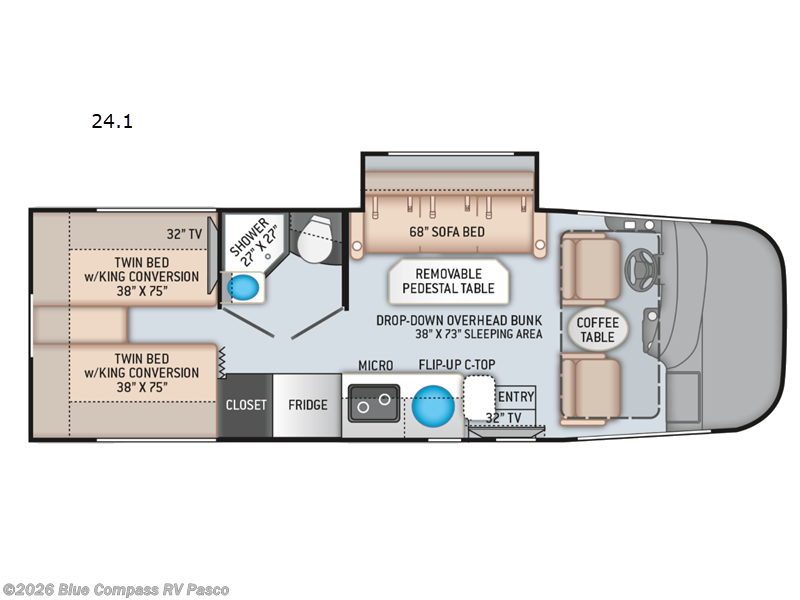 Used 2022 Thor Motor Coach Axis 24.1 available in Pasco, Washington