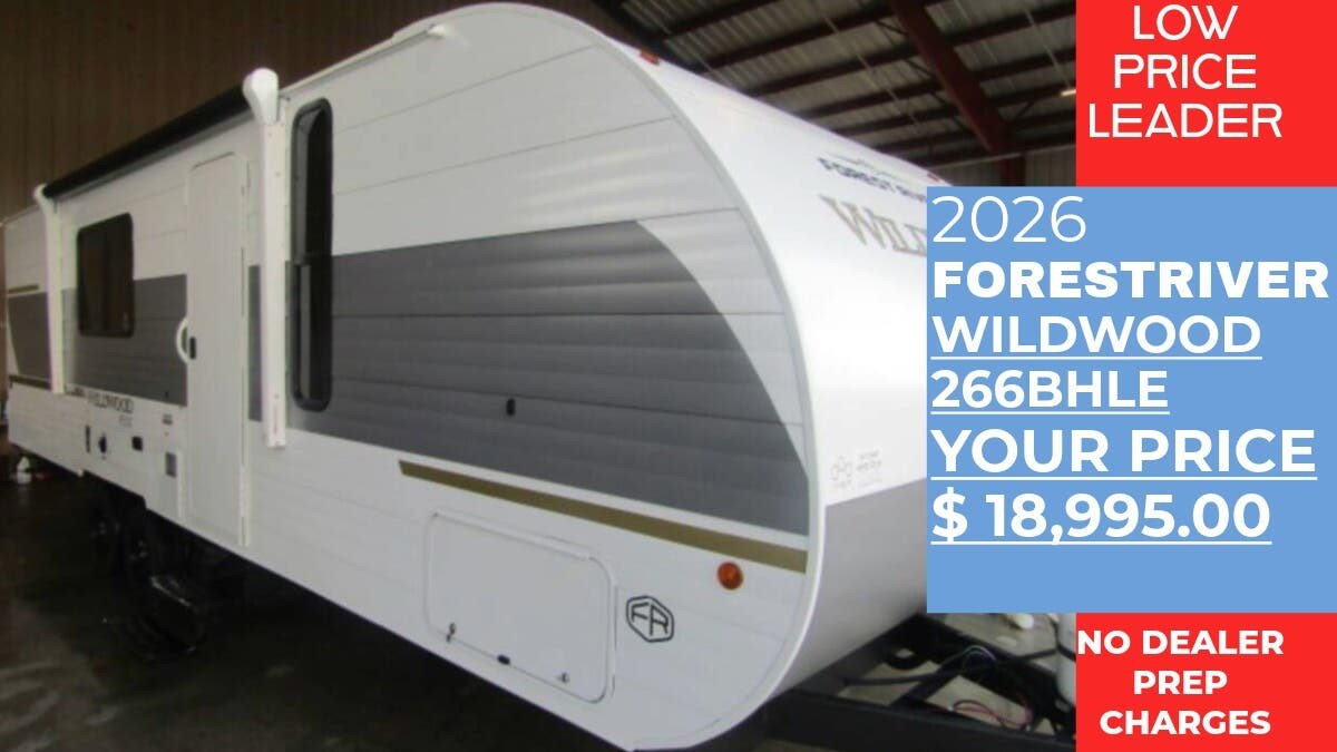 New 2026 Forest River Wildwood FSX 266BHLE available in Panama City, Florida