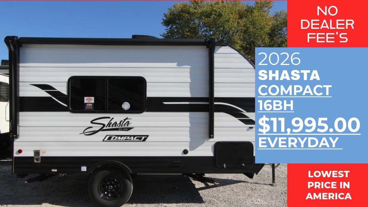 New 2026 Shasta Compact 16BH available in Panama City, Florida