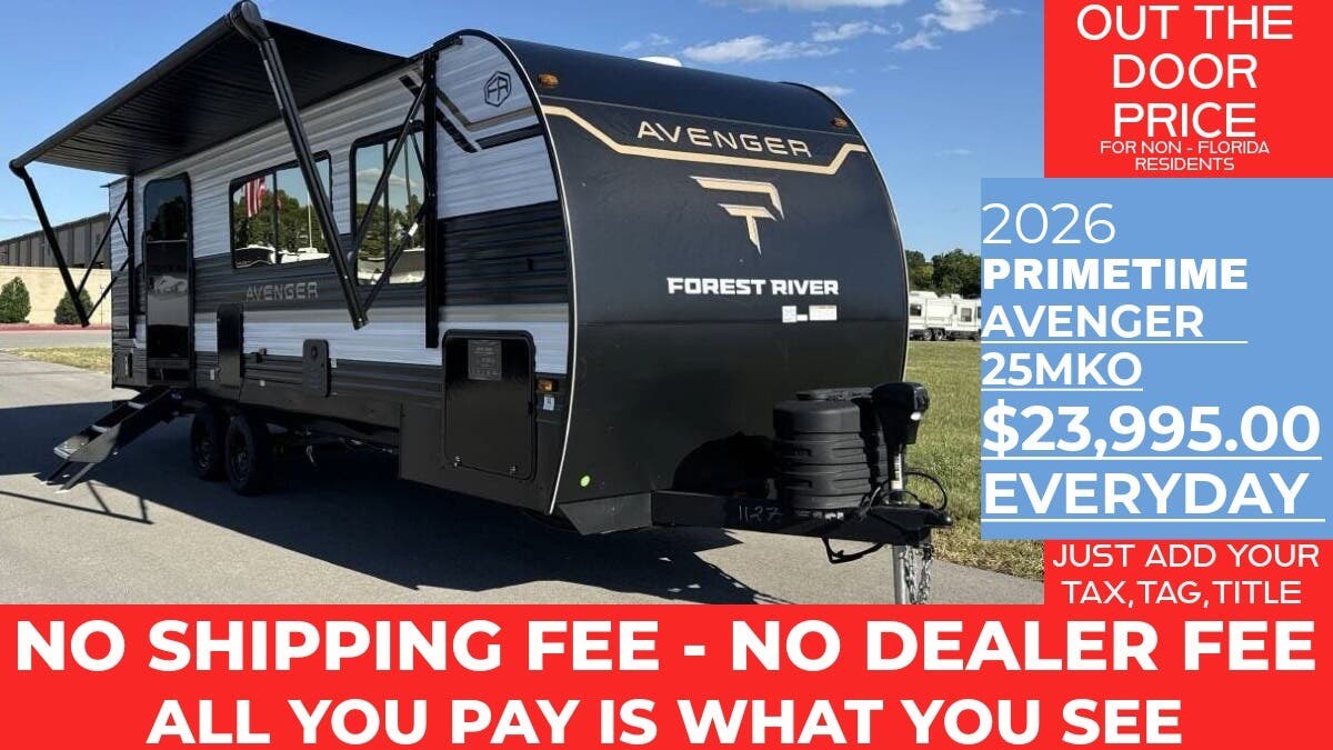 New 2026 Prime Time Avenger 25MKO available in Panama City, Florida