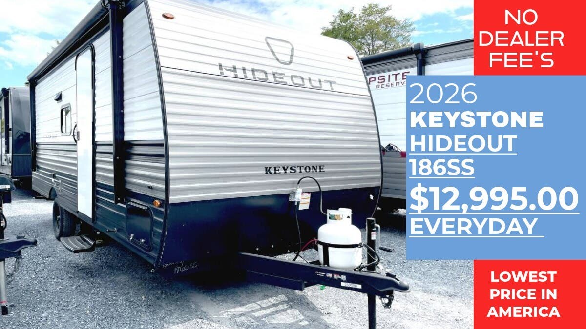 New 2026 Keystone Hideout Mini 186SS available in Panama City, Florida