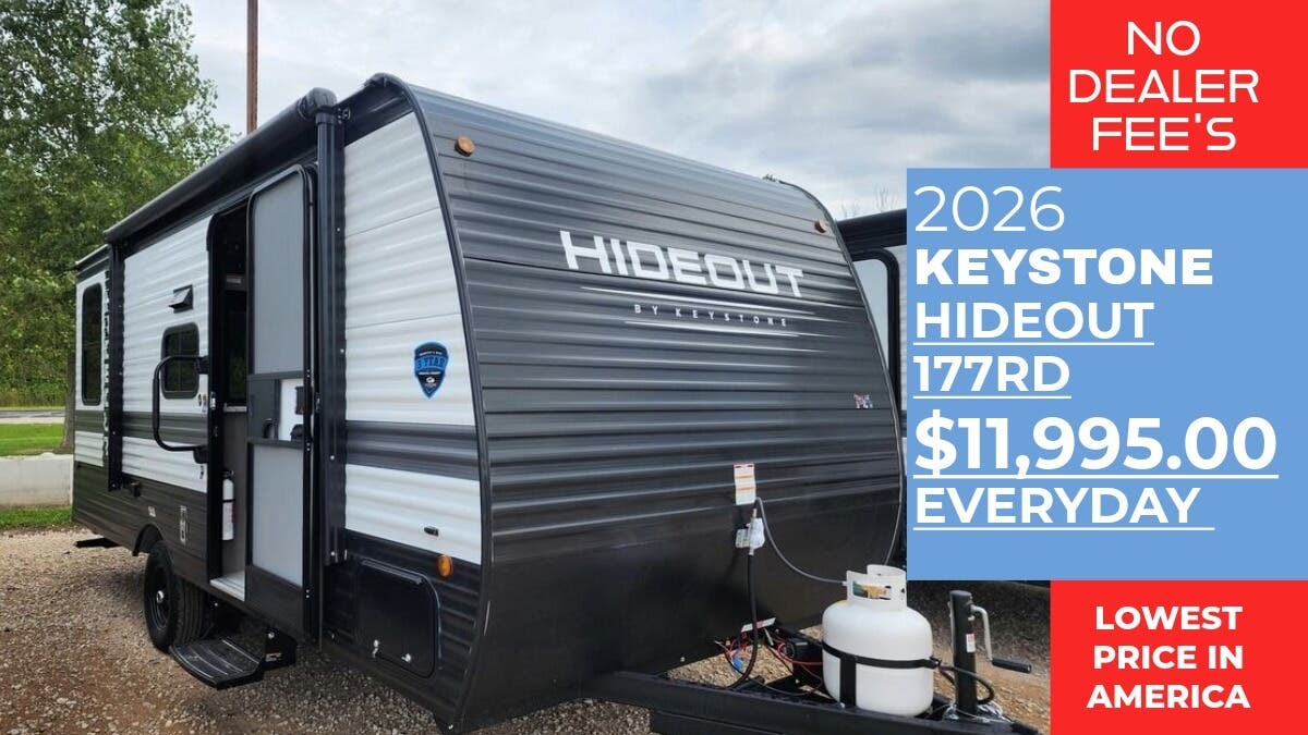 New 2026 Keystone Hideout Mini 177RD available in Panama City, Florida