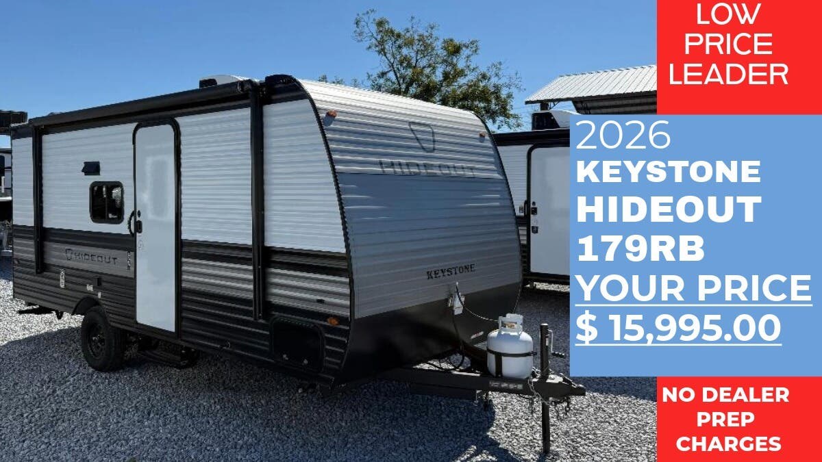 New 2026 Keystone Hideout Mini 179RB available in Panama City, Florida