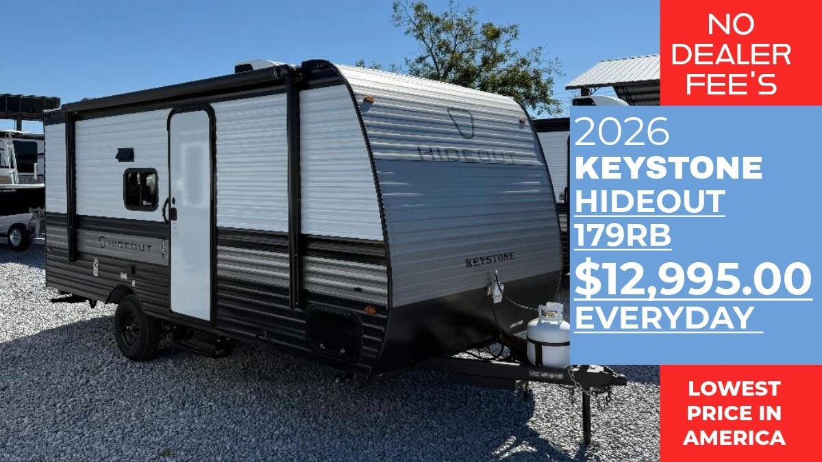New 2026 Keystone Hideout Mini 179RB available in Panama City, Florida