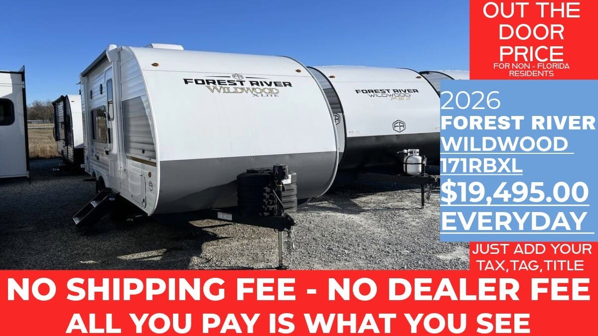 New 2026 Forest River Wildwood X-Lite 171RBXL available in Panama City, Florida