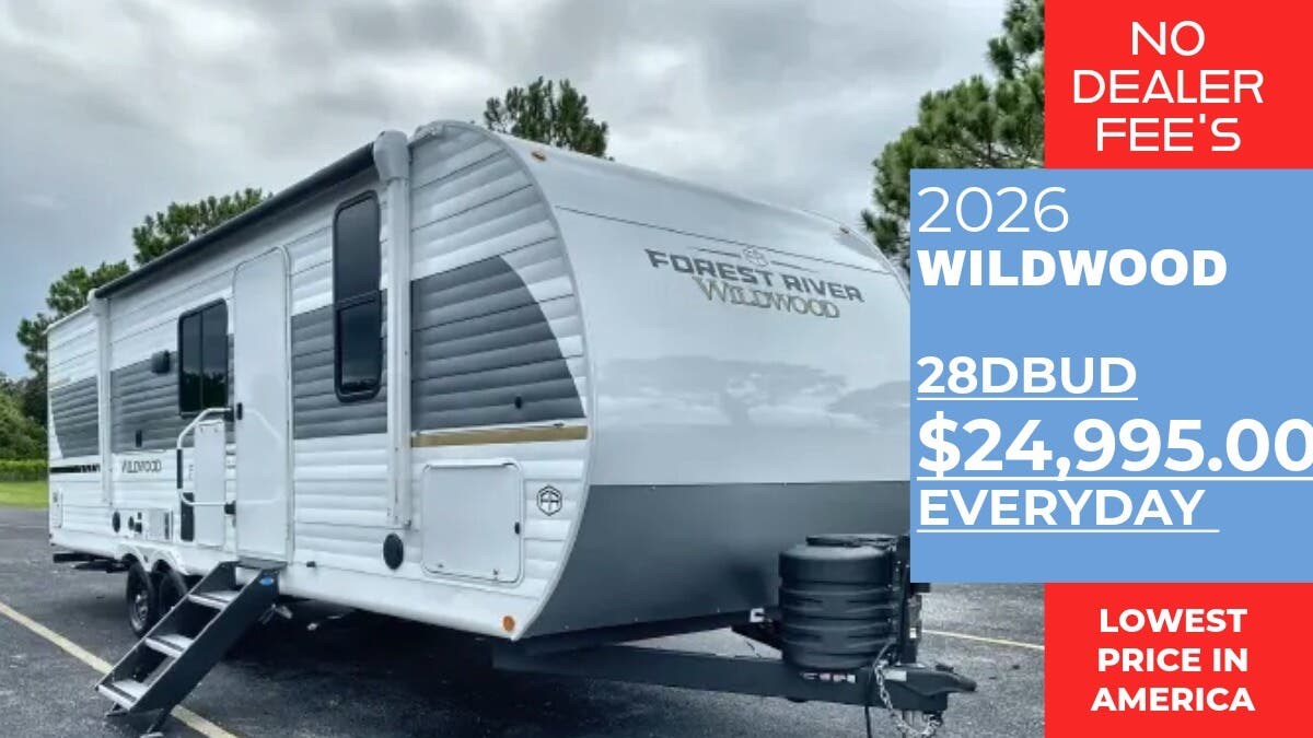 New 2026 Forest River Wildwood 28DBUD available in Panama City, Florida
