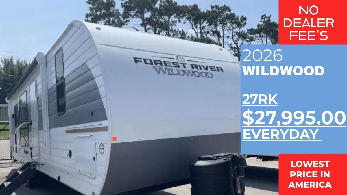 New 2026 Forest River Wildwood 27RK available in Panama City, Florida