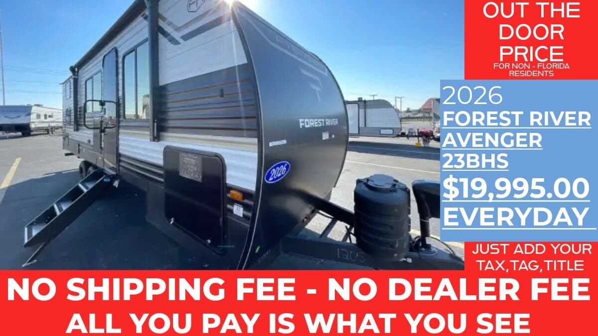 New 2026 Prime Time Avenger 23BHS available in Panama City, Florida