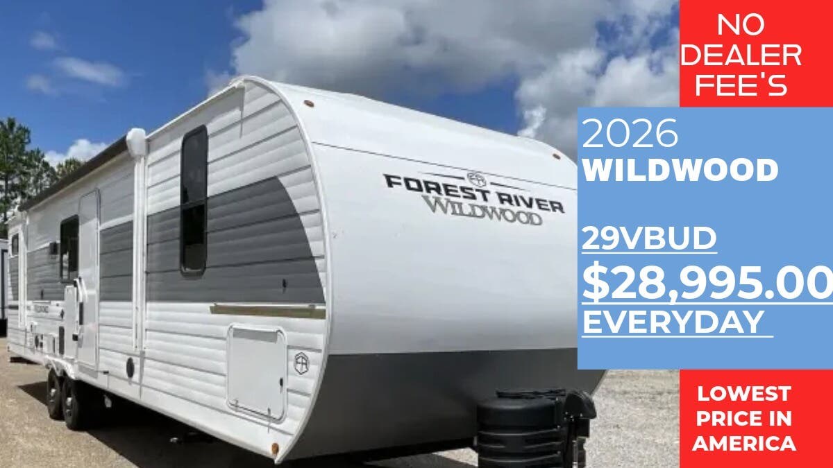 New 2026 Forest River Wildwood 29VBUD available in Panama City, Florida