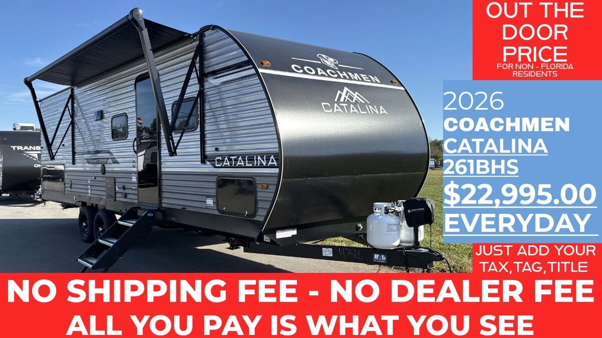New 2026 Coachmen Catalina Summit Series 8 261BHS available in Panama City, Florida