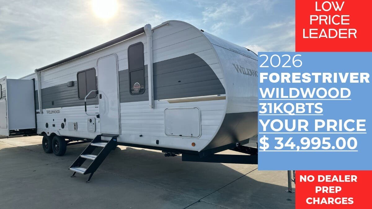 New 2026 Forest River Wildwood 31KQBTS available in Panama City, Florida