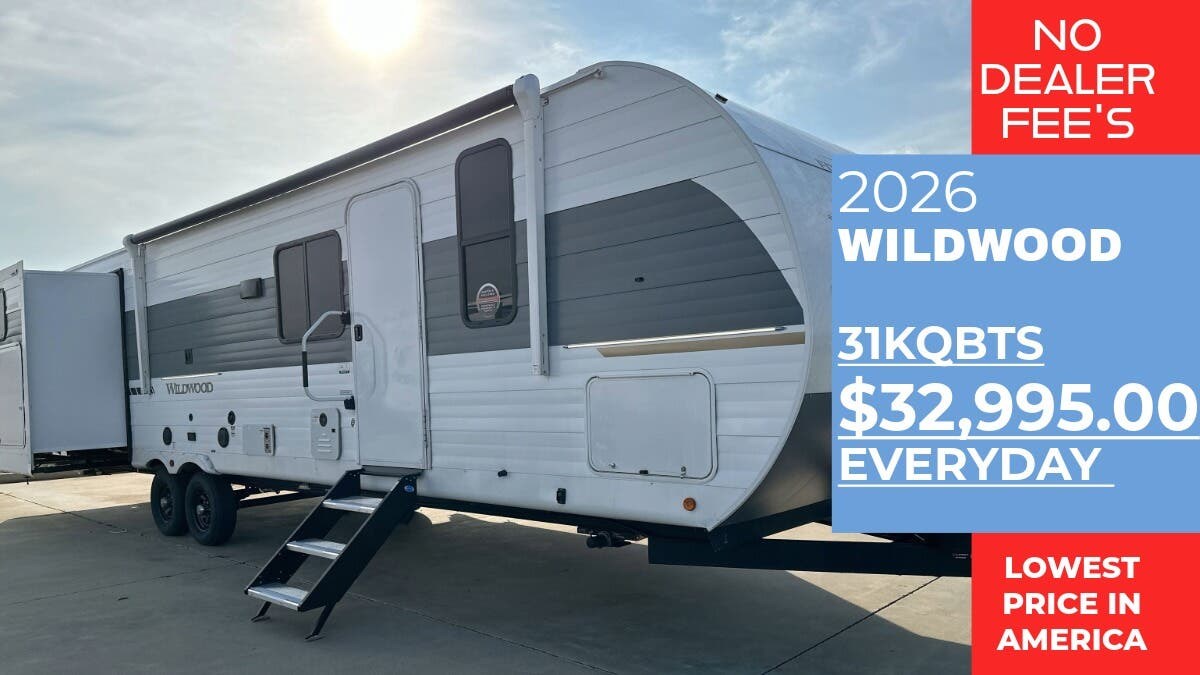 New 2026 Forest River Wildwood 31KQBTS available in Panama City, Florida