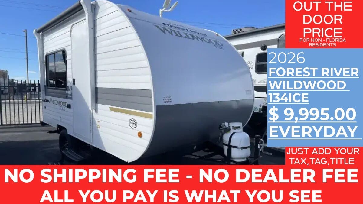 New 2026 Forest River Wildwood FSX 135ICE available in Panama City, Florida
